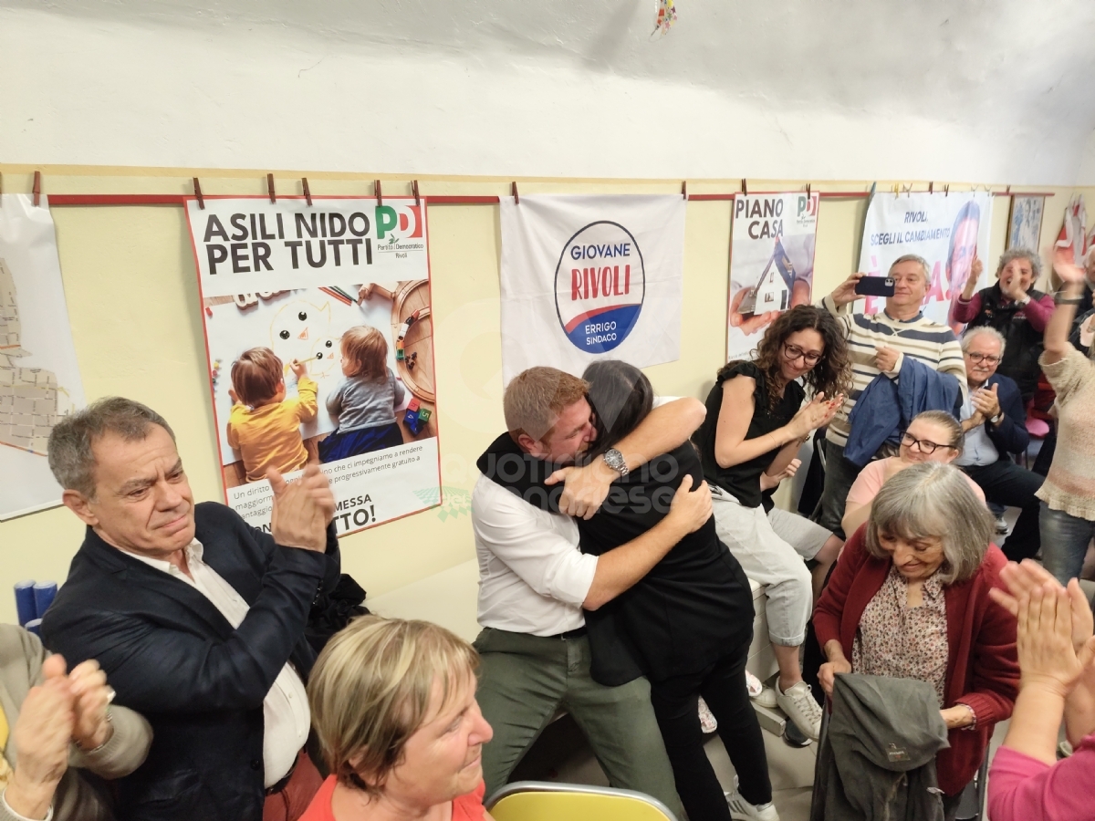 ELEZIONI RIVOLI - Con la vittoria si canta «Bella Ciao», Errigo: «Ballottaggio vergognoso per modi e toni...» - FOTO e VIDEO