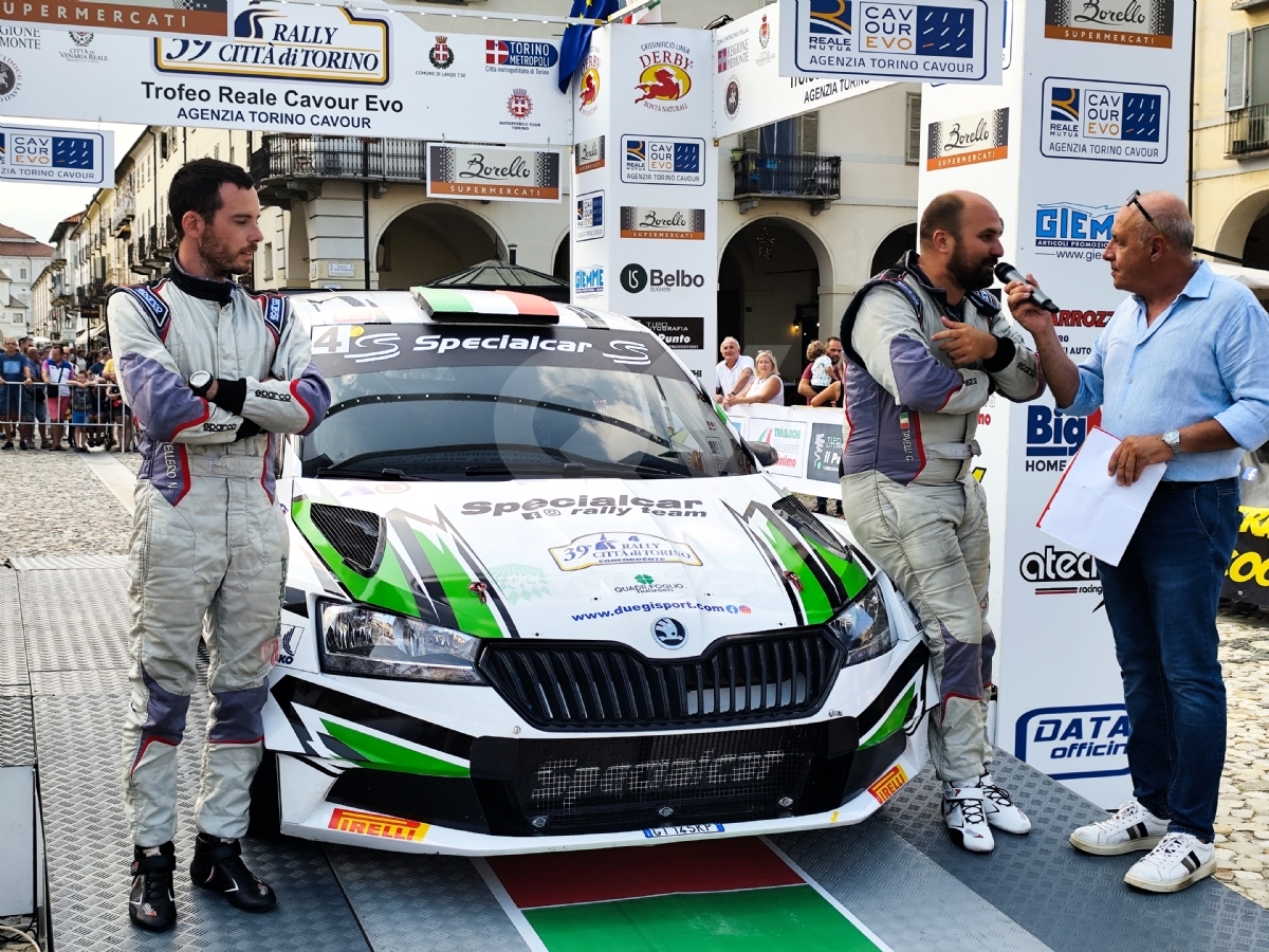 VENARIA - Jacopo Araldo e Lorena Boero hanno vinto il «Rally Città di Torino» - FOTO