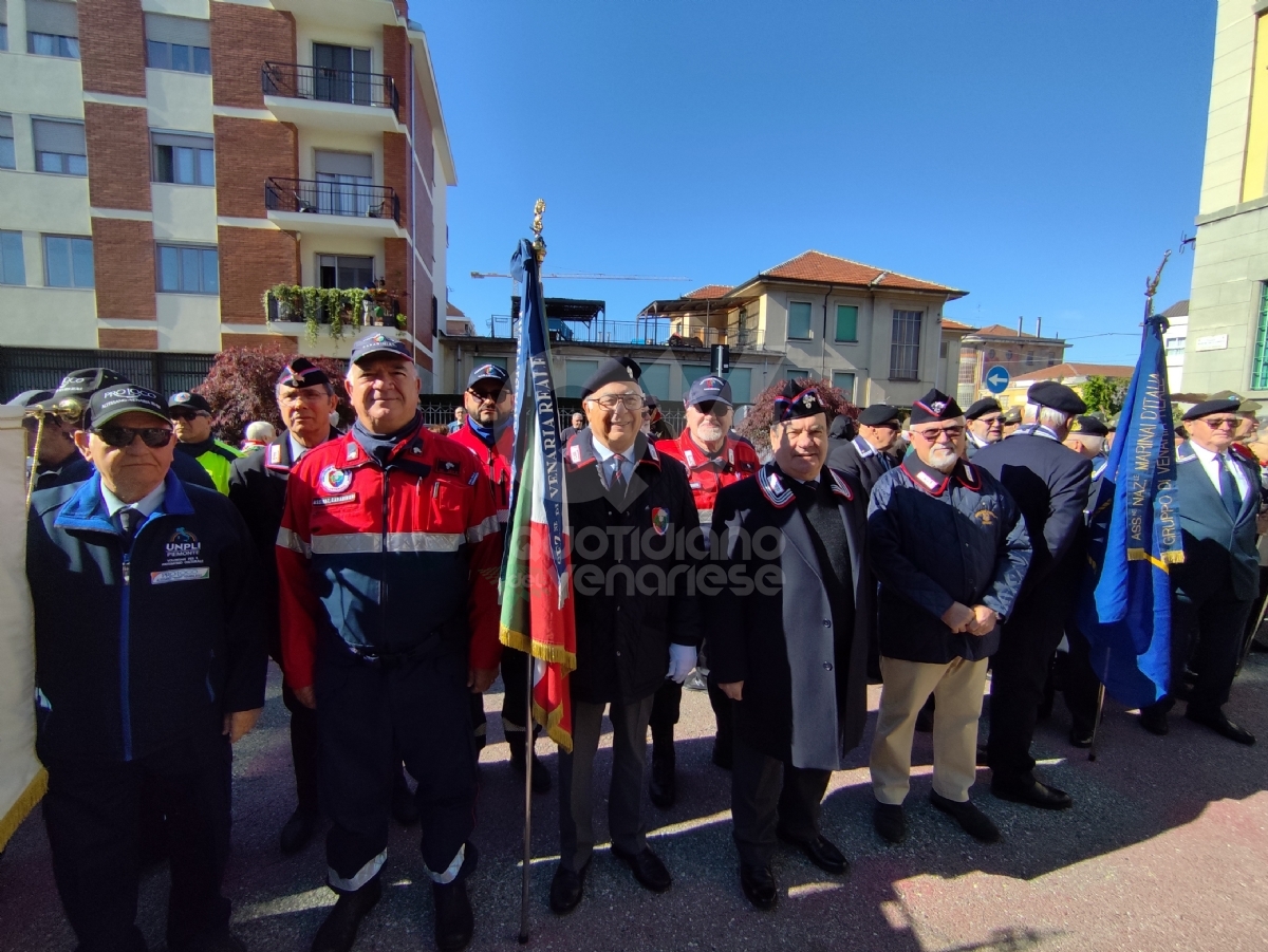 VENARIA - La Città ha celebrato il 25 Aprile, Festa di Liberazione - FOTO E VIDEO