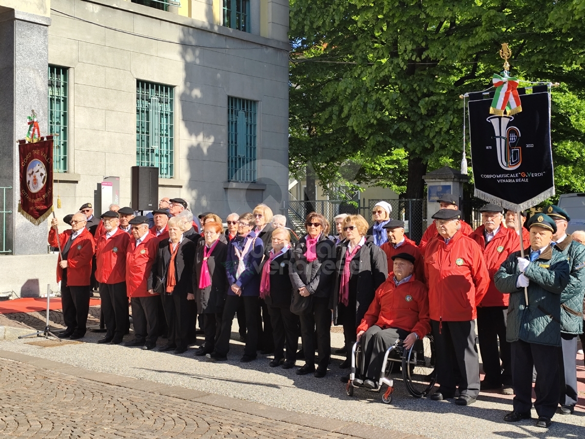 VENARIA - La Città ha celebrato il 25 Aprile, Festa di Liberazione - FOTO E VIDEO