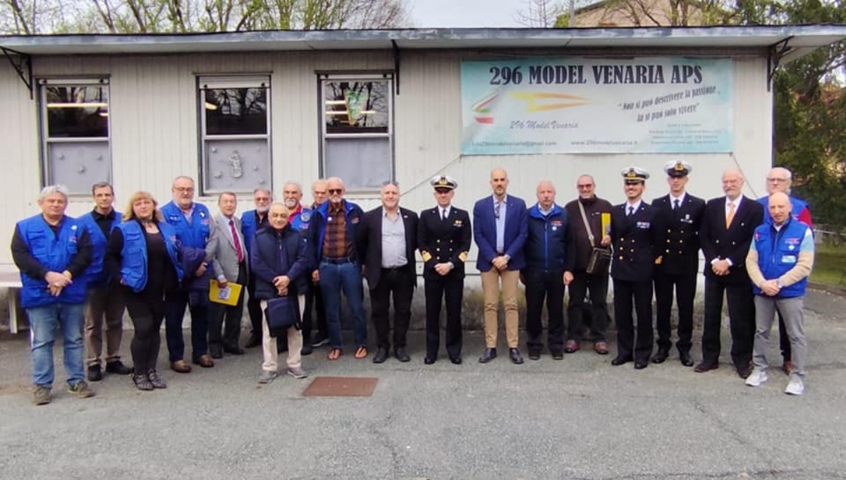 VENARIA - I modelli di navi militari del 296 Model donati al Comando Navale di Roma - FOTO