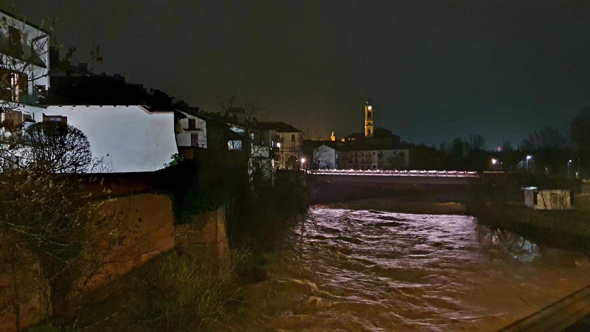 VENARIA - Maltempo: in attesa delle nuove perturbazioni, il Ceronda torna sotto pre soglia - FOTO