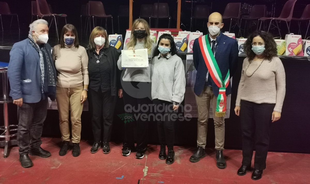 VENARIA - Premiate le associazioni che hanno dato una mano durante l'emergenza Covid - FOTO