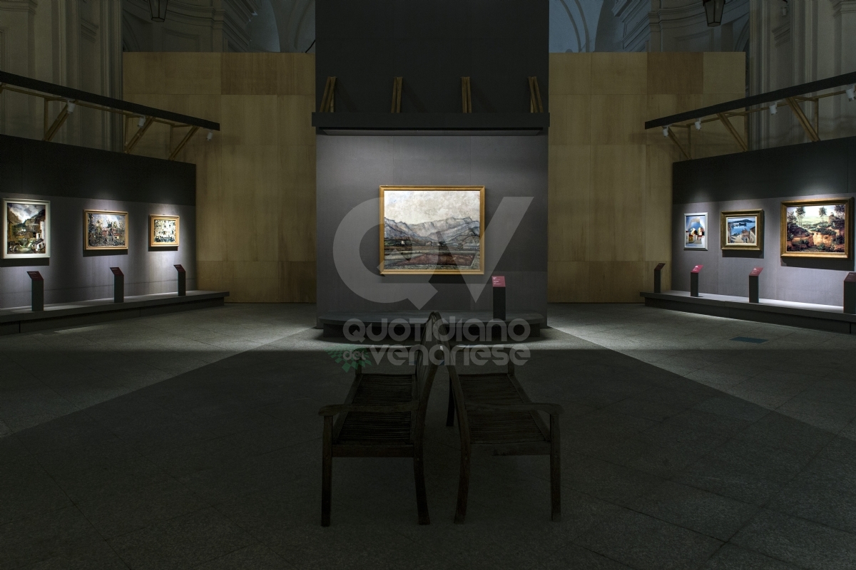 VENARIA - Apre i battenti la mostra «Una infinita bellezza. Il paesaggio in Italia dalla pittura romantica all'arte contemporanea» - FOTO
