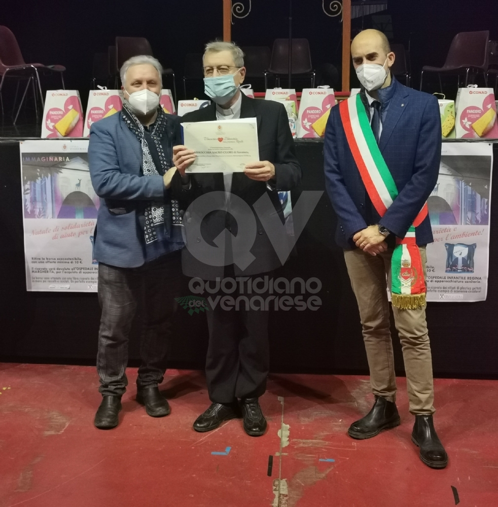 VENARIA - Premiate le associazioni che hanno dato una mano durante l'emergenza Covid - FOTO