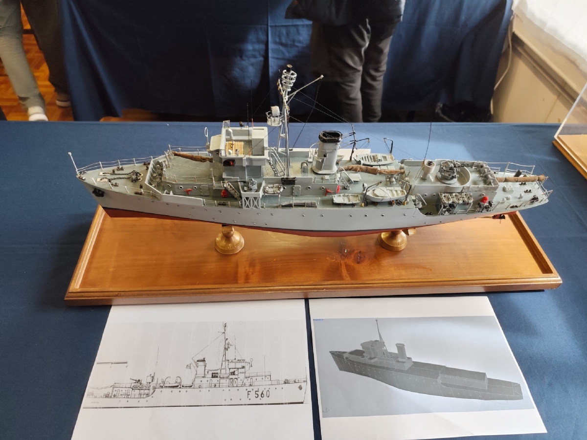 VENARIA - I modelli di navi militari del 296 Model donati al Comando Navale di Roma - FOTO