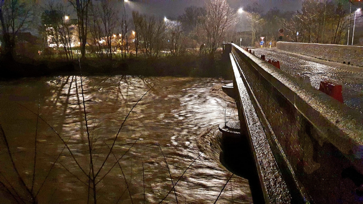 VENARIA - Maltempo: in attesa delle nuove perturbazioni, il Ceronda torna sotto pre soglia - FOTO