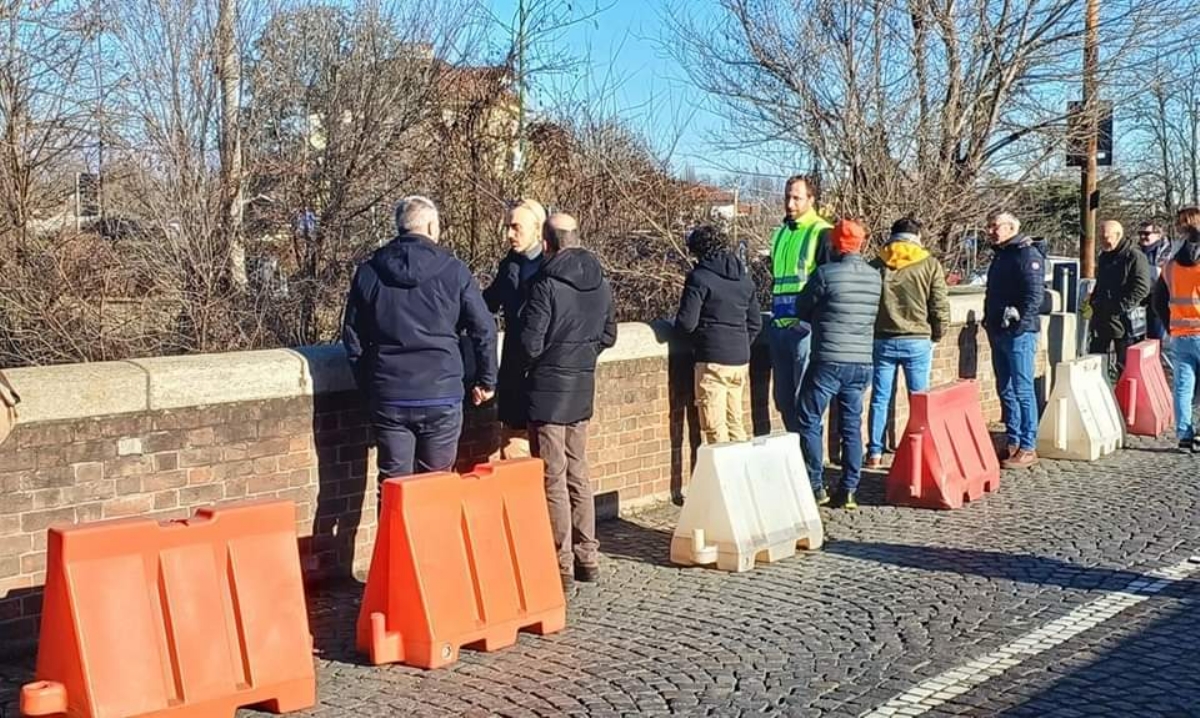 VENARIA - Consegnati i lavori per il nuovo ponte sul Ceronda: realizzato entro maggio 2025 - FOTO