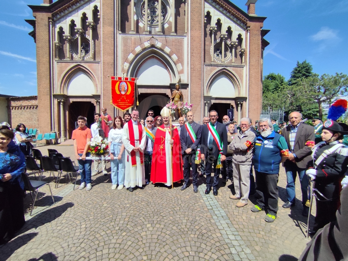 VENARIA - La Patronale dei Santi Marchese e Lorenzo caratterizzata dalla visita dell'Arcivescovo - FOTO