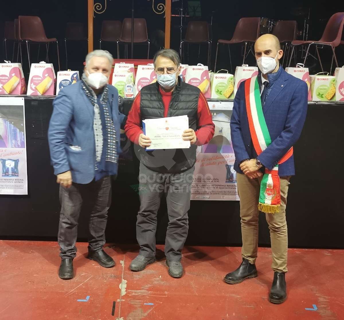 VENARIA - Premiate le associazioni che hanno dato una mano durante l'emergenza Covid - FOTO