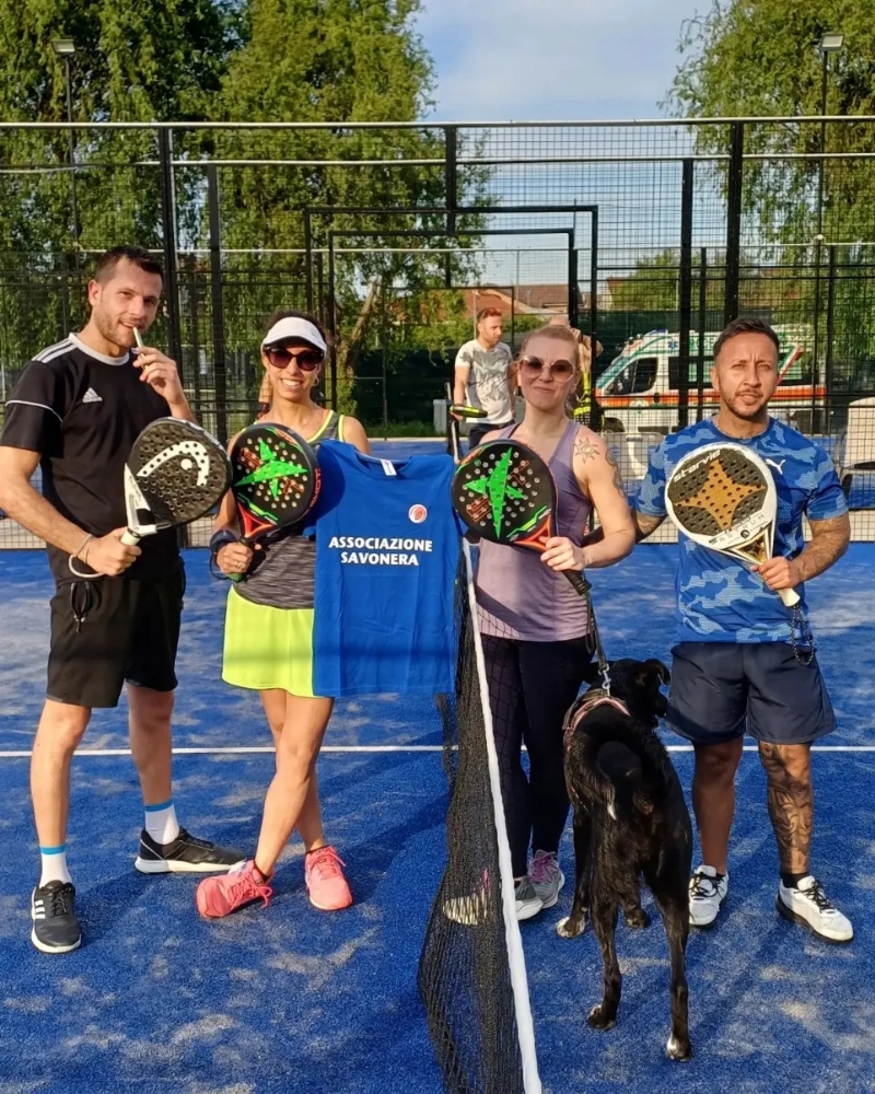 SAVONERA-SAN GILLIO - Associazione Savonera: alla «Bizzarria» padel e beach in favore del Regina Margherita - FOTO