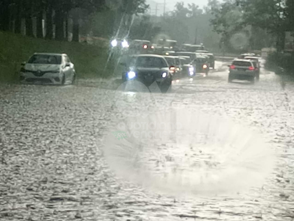 MALTEMPO IN ZONA OVEST - Violento temporale con grandine: strade allagate e alberi caduti - FOTO E VIDEO