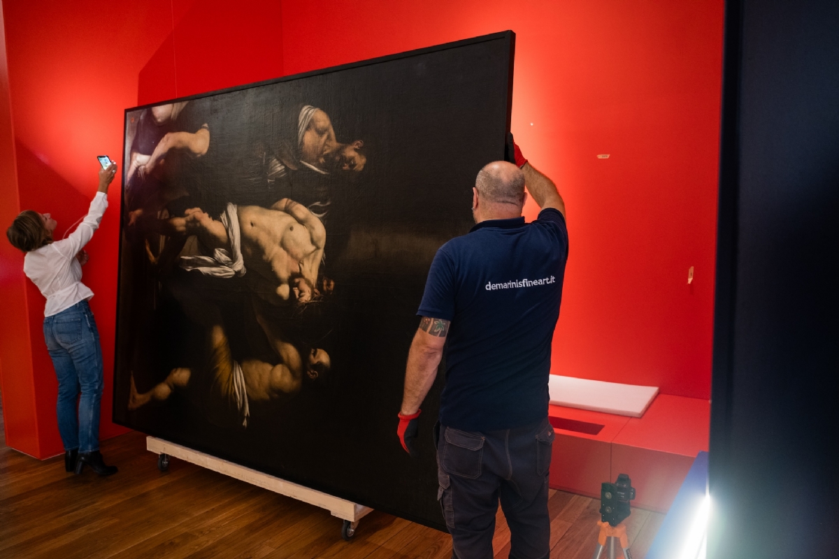 VENARIA - Alla Reggia in esposizione la «Flagellazione di Cristo» di Caravaggio - FOTO